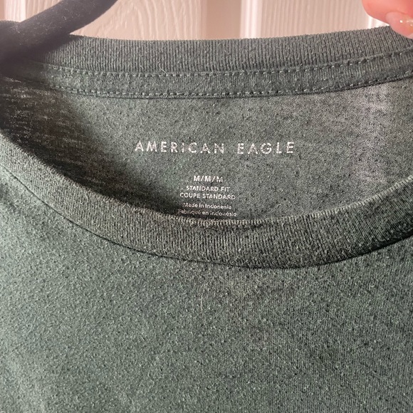American Eagle Green T Shirt - Picture 2 of 2